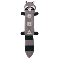 HKM-0108733 Durable Bite-Resistant Plush Dog Toy with Squeaker and Treat Pockets for Puppies