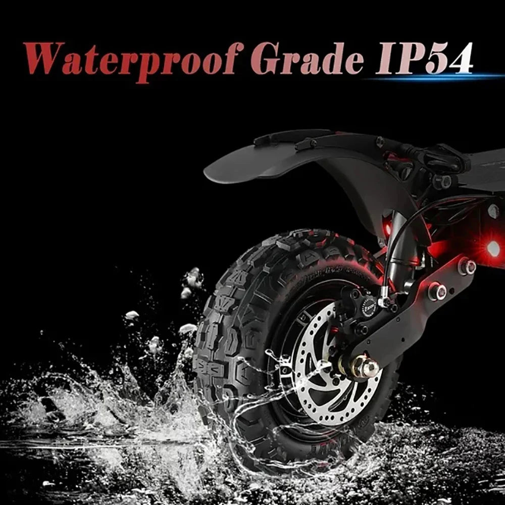 HKM-011027 6000W Dual Motor Foldable Electric Scooter with Seat, Off-Road Capability, 100km Range, Max Speed 85km/h