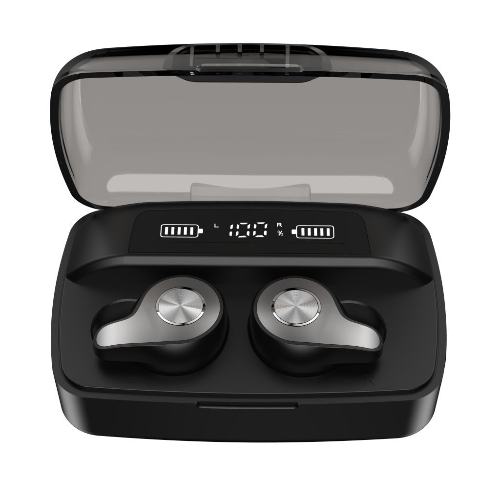 HKM-011347 Wireless Bluetooth Headset with Power Display and Long-Lasting Battery Life