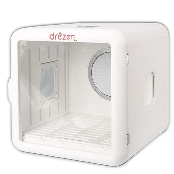 HKM-011411 Pet Hair Dryer Box for Cats and Dogs - 2000W Low Noise ABS Material, Efficient Indoor Drying