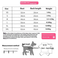 HKM-0114493 Fleece Hooded Coat for Small to Medium Dogs and Cats - Cozy Winter Pajamas for Chihuahuas and Kitties
