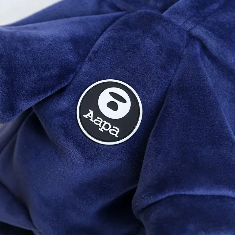 HKM-0114493 Fleece Hooded Coat for Small to Medium Dogs and Cats - Cozy Winter Pajamas for Chihuahuas and Kitties