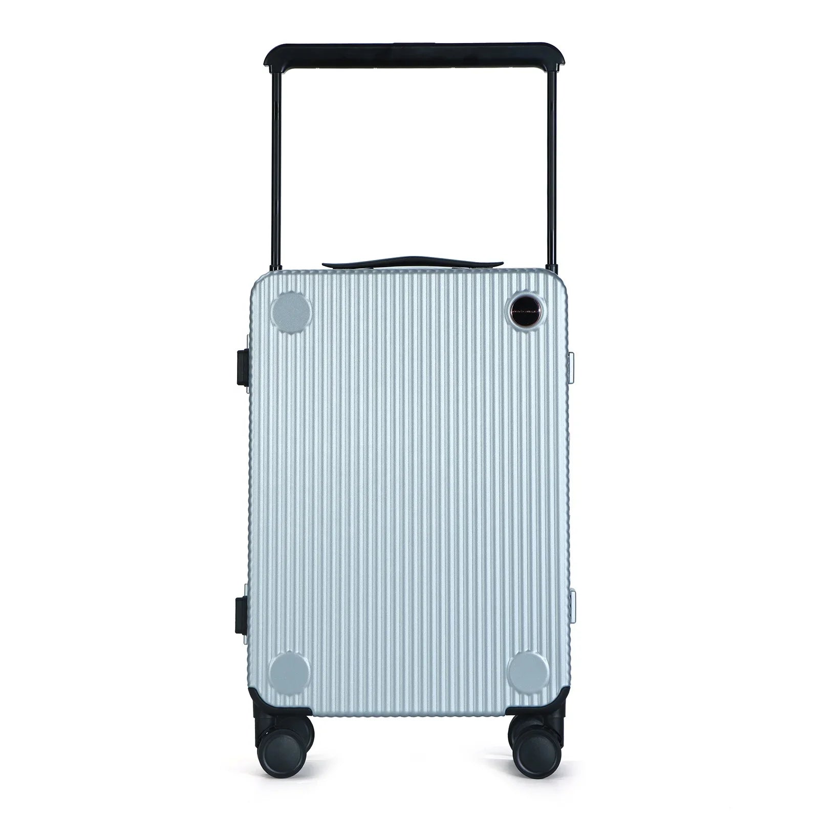 HKM-011539 Durable Hard Shell Aluminium Travel Trolley Case with Wide Handle
