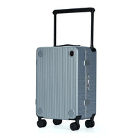 HKM-011539 Durable Hard Shell Aluminium Travel Trolley Case with Wide Handle