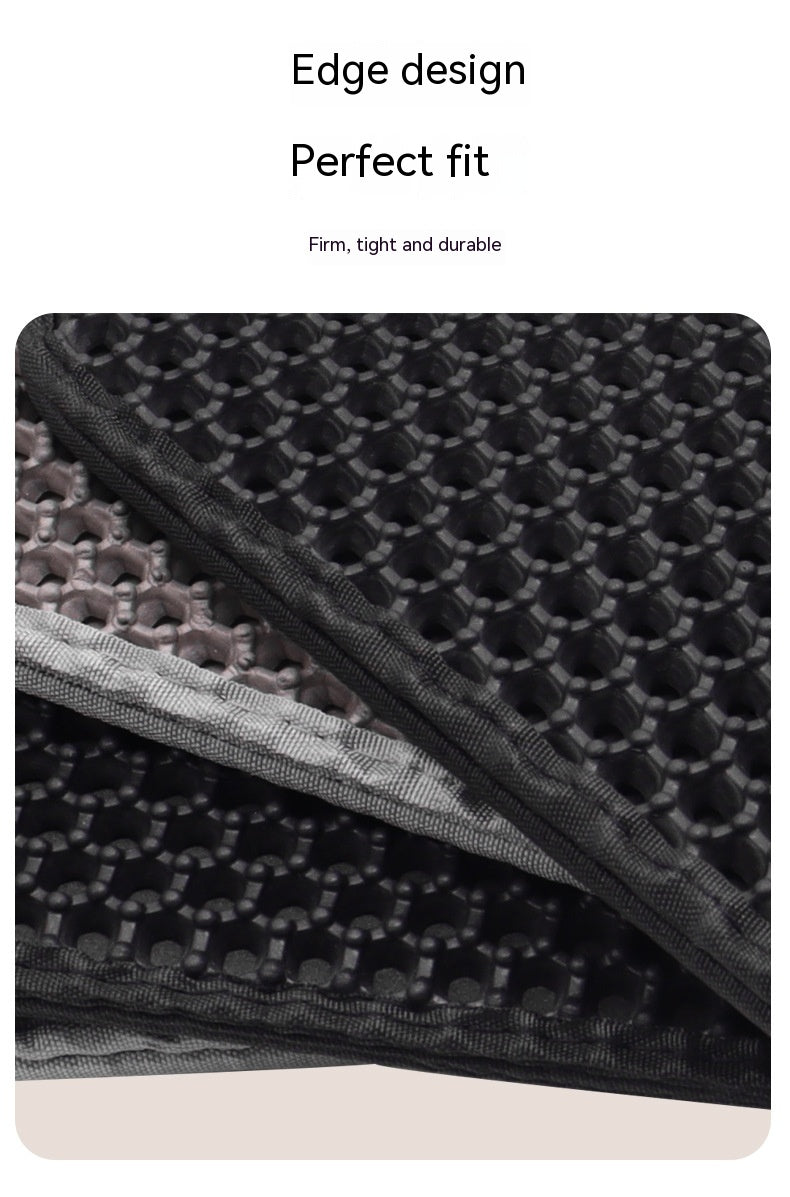 HKM-0116669 EVA Cat Litter Mat Double Layer Design for Anti-Splash and Easy Cleaning - Multiple Sizes Available