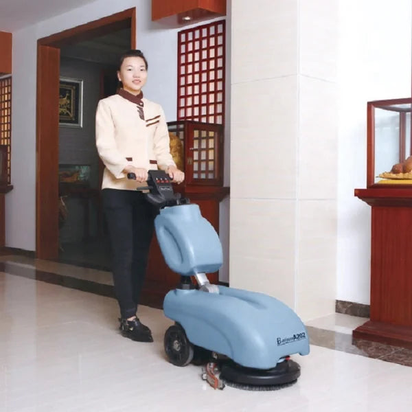 HKM-011731 Automatic Electric Floor Tile Scrubber with Long Battery Life and Fine Copper Motor, DC 12V