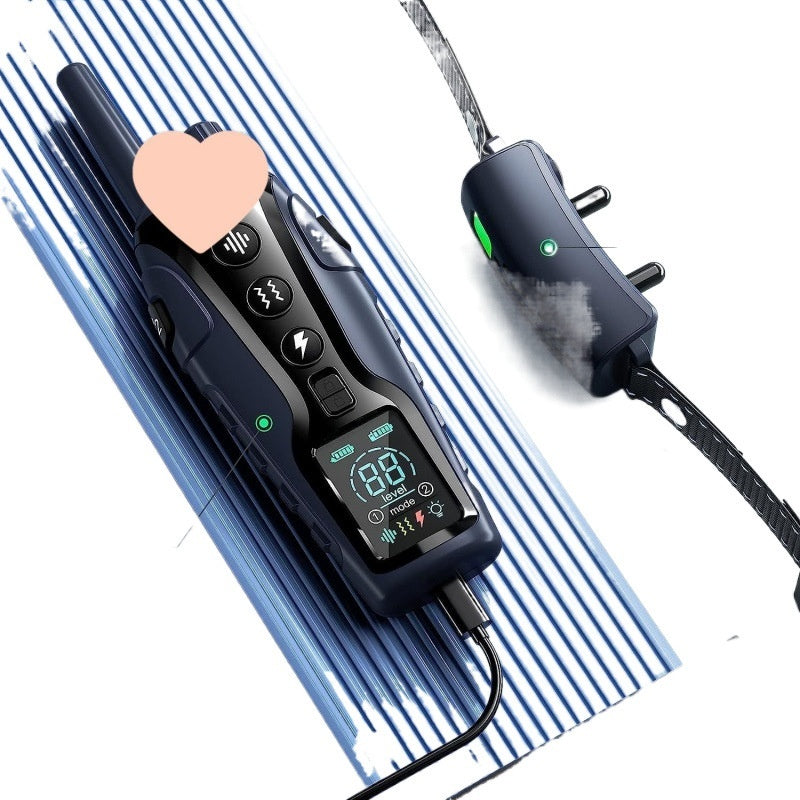 HKM-0117437 Remote Control Dog Training Collar - Waterproof, Color Screen, Dual Power, 1000m/2000m Range