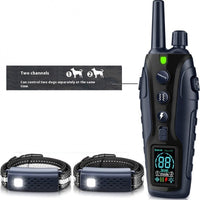 HKM-0117437 Remote Control Dog Training Collar - Waterproof, Color Screen, Dual Power, 1000m/2000m Range