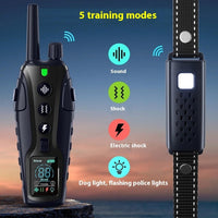HKM-0117437 Remote Control Dog Training Collar - Waterproof, Color Screen, Dual Power, 1000m/2000m Range