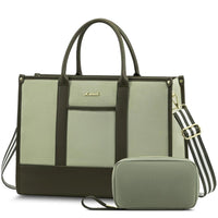 HKM-011859 Stylish Waterproof Laptop Briefcase with Handbag for 15.6-inch Computers - Versatile Work Bag Set