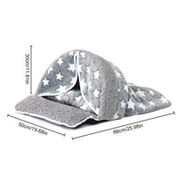 HKM-0118845 Cozy Arch-Shaped Cat Sleeping Bag for Snuggling and Burrowing, Washable Cat Bed Tent