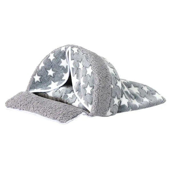 HKM-0118845 Cozy Arch-Shaped Cat Sleeping Bag for Snuggling and Burrowing, Washable Cat Bed Tent
