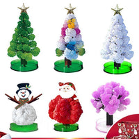 HKM-011923 Magic Growing Paper Christmas Tree with Water Activation - Festive Tree Decoration Set