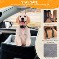 HKM-0119613 Cozy Soft Cushion Pet Car Bed for Small and Medium Dogs in Multiple Colors