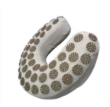 HKM-011987 Organic Linen U-Shaped Acupuncture Pillow for Neck Support
