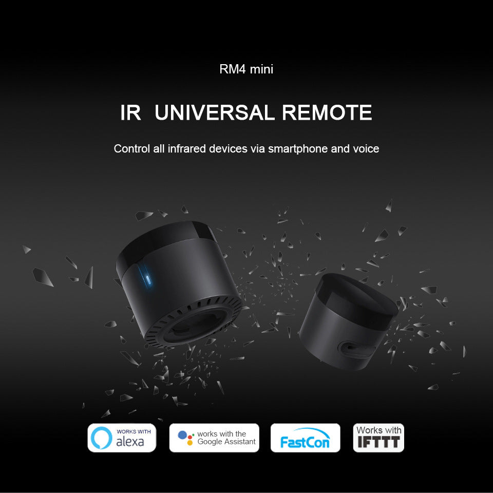 HKM-011987 Universal Mini Infrared WiFi Remote Control for Home Devices - Compatible with 50,000+ IR Products