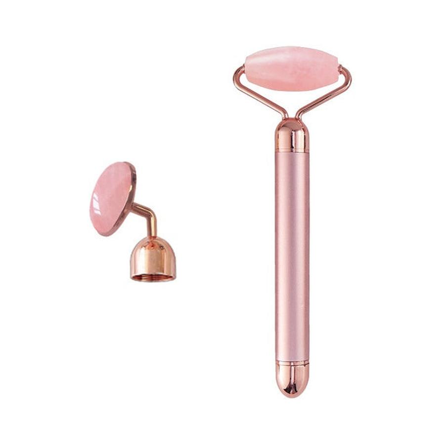 HKM-012051 2-in-1 Jade Roller Beauty Stick for Facial Contouring and Skin Rejuvenation