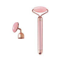 HKM-012051 2-in-1 Jade Roller Beauty Stick for Facial Contouring and Skin Rejuvenation