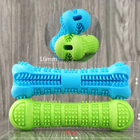 HKM-0121405 Dog Toothbrush Chew Toy - Silicone Tooth Cleaning Molar Stick for Teeth Grinding and Plaque Removal