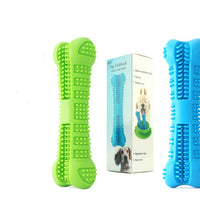 HKM-0121405 Dog Toothbrush Chew Toy - Silicone Tooth Cleaning Molar Stick for Teeth Grinding and Plaque Removal