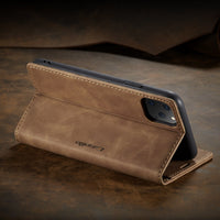 HKM-012179 Flip Phone Case for iPhone Models with PU and TPU Material