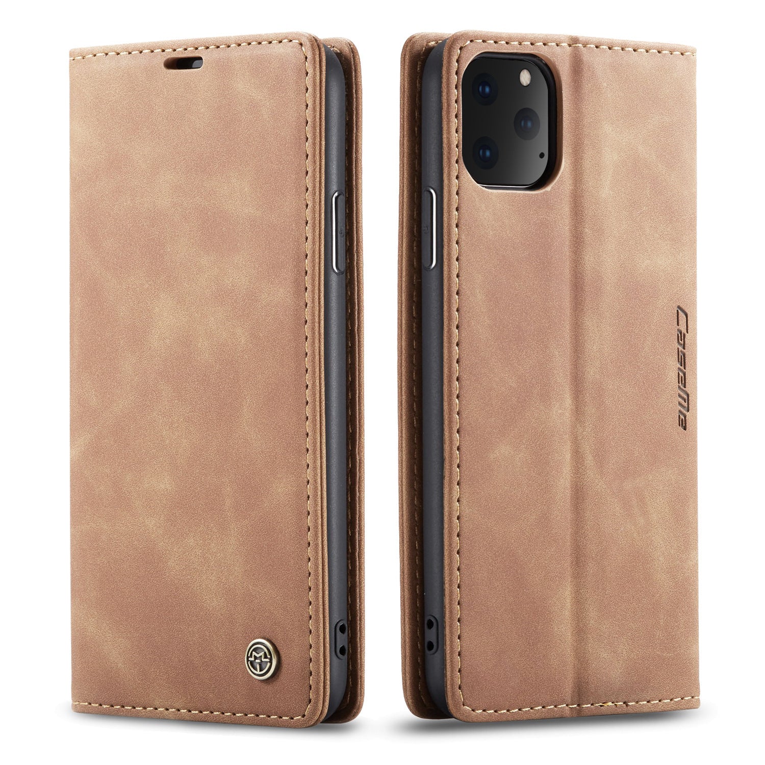HKM-012179 Flip Phone Case for iPhone Models with PU and TPU Material