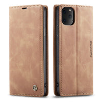 HKM-012179 Flip Phone Case for iPhone Models with PU and TPU Material