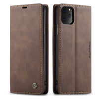 HKM-012179 Flip Phone Case for iPhone Models with PU and TPU Material