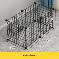 HKM-0122173 Indoor Dog Isolation Fence - 11-Piece Configurable Fence Panel for Small Dogs