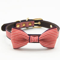 HKM-0122813 Cute Knitted Strawberry Pet Traction Set for Dogs and Cats, Adjustable Leash and Collar