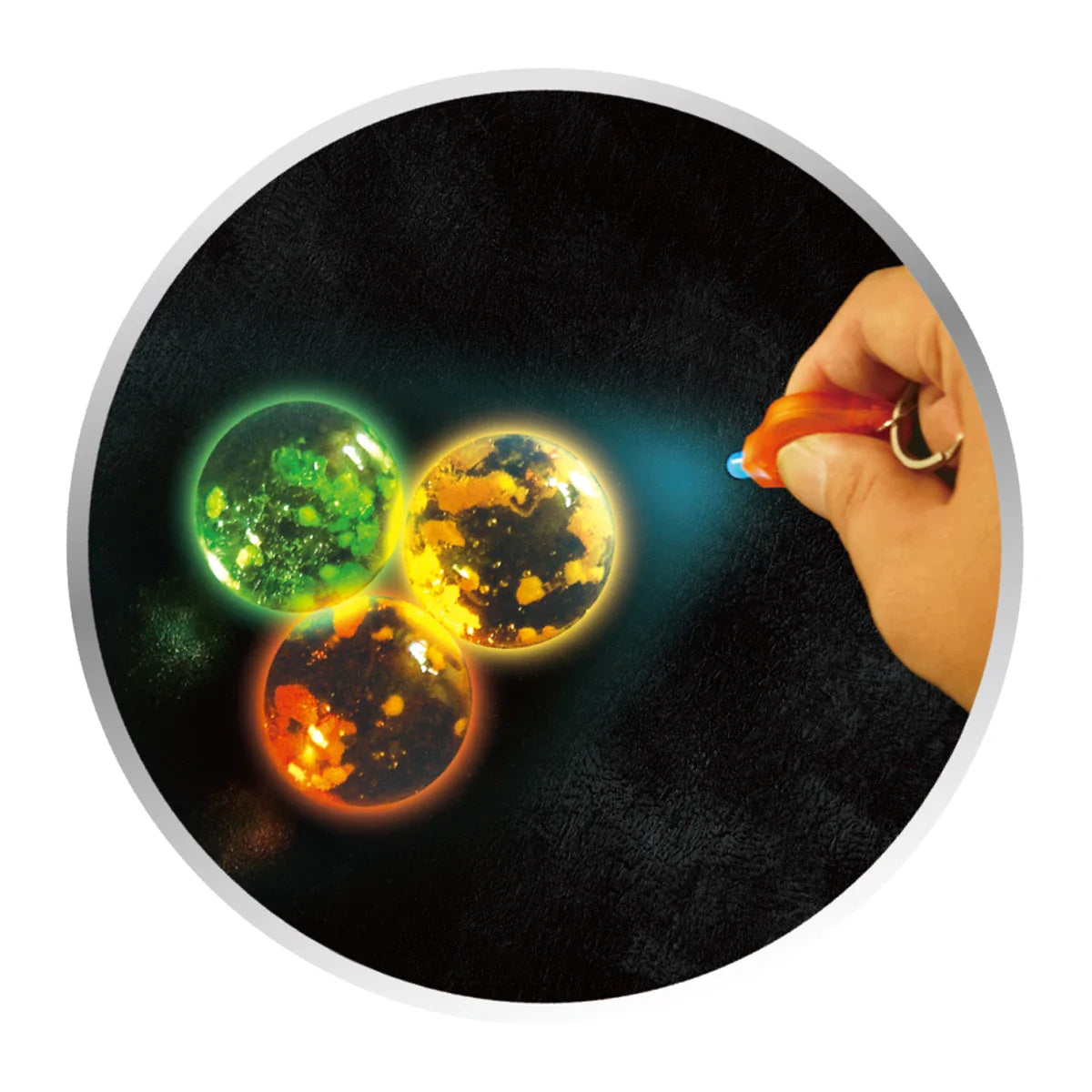 HKM-012435 325-Piece Glow-in-the-Dark Marble Run STEM Toy Set with Motorized Elevator for Kids