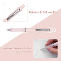 HKM-012435 Candy-Coloured Plastic Ballpoint Pen Set for Gifts