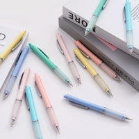 HKM-012435 Candy-Coloured Plastic Ballpoint Pen Set for Gifts