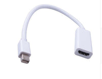 HKM-012499 24 cm Mini DisplayPort to HDMI Adapter Cable for MacBook Pro, Air, iMac, Projector, TV, PC