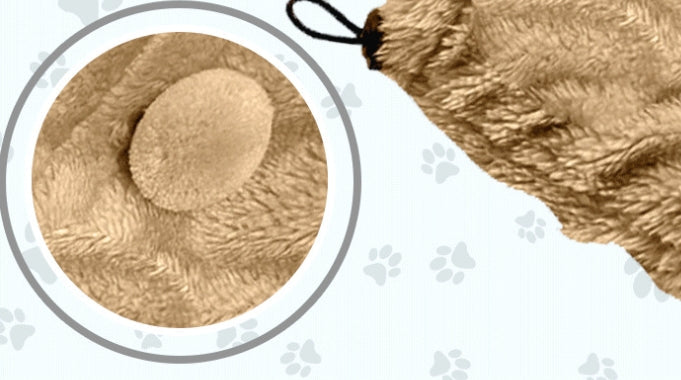HKM-0125373 Adjustable Winter Pet Hat with Plush Fur Ball - Double-Sided Cotton Velvet, Available in Purple and Dark Khaki