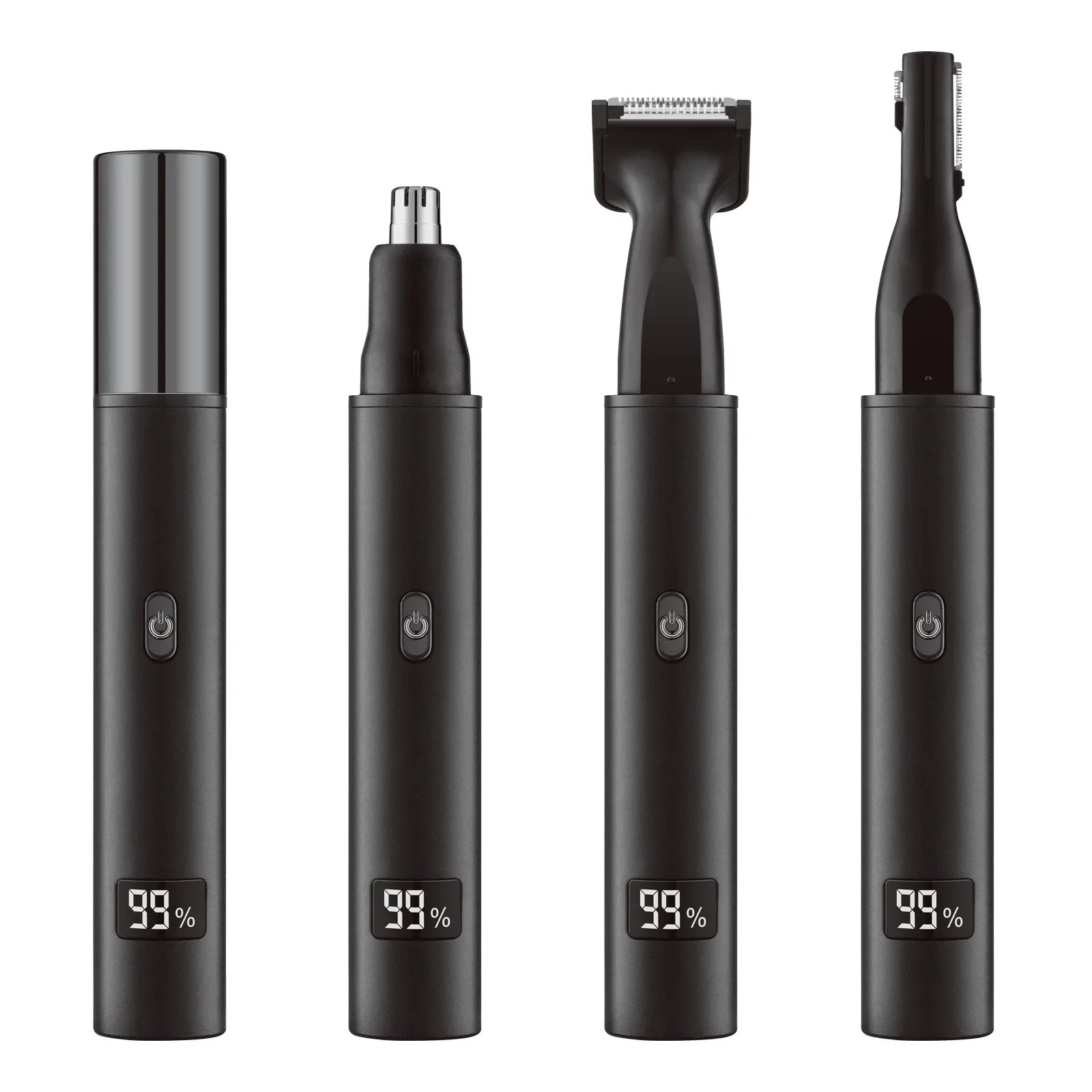 HKM-012627 Rechargeable 3-in-1 Hair Razor, Beard Shaver, and Nose Trimmer for Men