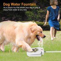 HKM-0126397 Step-On Activated Outdoor Dog Water Fountain with Interactive Paw Pedal Valve