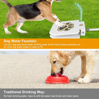 HKM-0126397 Step-On Activated Outdoor Dog Water Fountain with Interactive Paw Pedal Valve