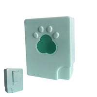 HKM-0126525 Portable Mini Pet Feeder for Dogs - Light Gray, Light Blue, Pink, Compact Size 35mm x 95mm x 78mm