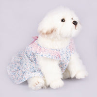 HKM-0126909 Floral Dog Suspender Skirt for Female Pets, Available in Multiple Sizes