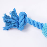 HKM-0127933 Plush Squeaky Dog Toy - Bite Resistant Fox & Big-Eared Dog Design with Cotton Rope Tail, Ideal for Small and Large Dogs