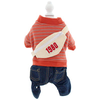 HKM-0128701 Cozy Cotton Dog Apparel for Autumn and Winter Seasons