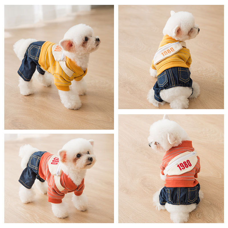 HKM-0128701 Cozy Cotton Dog Apparel for Autumn and Winter Seasons