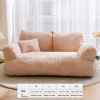 HKM-0129597 Cozy Plush Winter Cat Nest Sofa Bed in Various Colors