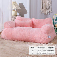 HKM-0129597 Cozy Plush Winter Cat Nest Sofa Bed in Various Colors
