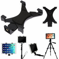 HKM-013011 Adjustable Tablet Stand with Quarter-Inch Screw Interface for Tripods and Selfie Sticks