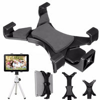 HKM-013011 Adjustable Tablet Stand with Quarter-Inch Screw Interface for Tripods and Selfie Sticks