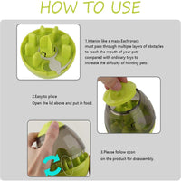 HKM-0131133 Pet Food Dispenser - ABS and PC Material, Compact Design (10cm x 10cm x 12cm)