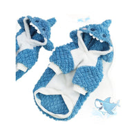 HKM-0131389 Shark Transformation Plush Pet Jacket for Dogs and Cats, Polyester, Multiple Sizes Available