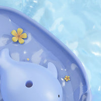 HKM-0132157 Dancing Whale Automatic Pet Water Dispenser for Dogs and Cats, 2000ML Capacity, Sky Blue